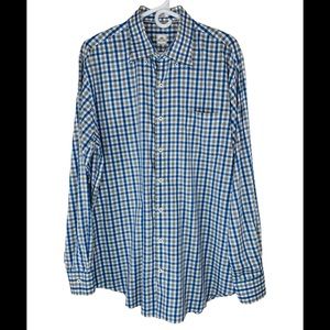 Peter Millar Men’s Large Long Sleeve Shirt Blue, Gray